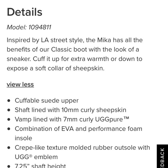 UGG Brown Ankle Boots with Cream Fur - Picture 8 of 9